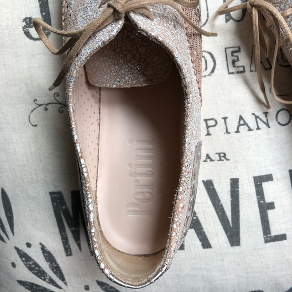 Pertini Classic Oxford shoes , Rose Gold , Size 40 (9) - Picture 5 of 13
